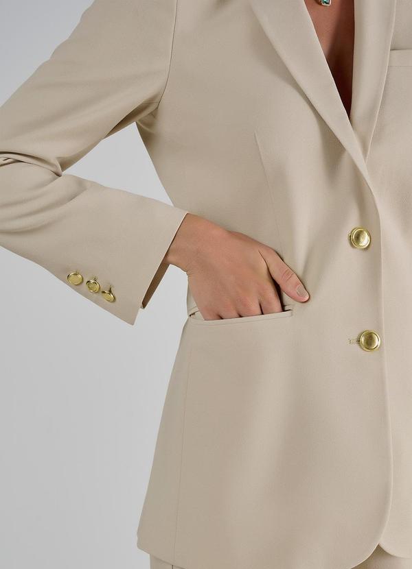 Principessa - Blazer de Alfaiataria Mocha Mousse com 2 Botões Florence 8