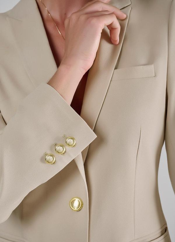 Principessa - Blazer de Alfaiataria Mocha Mousse com 2 Botões Florence 9