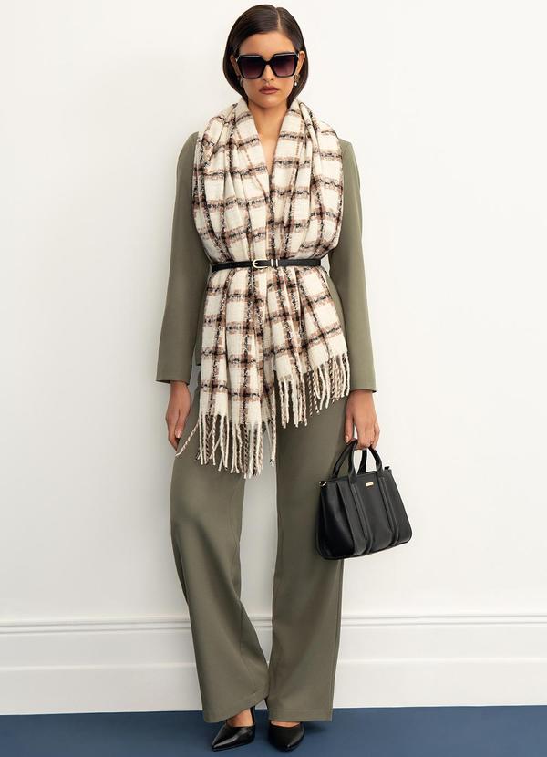 Principessa - Blazer de Alfaiataria Creponada Verde Veridiana 5