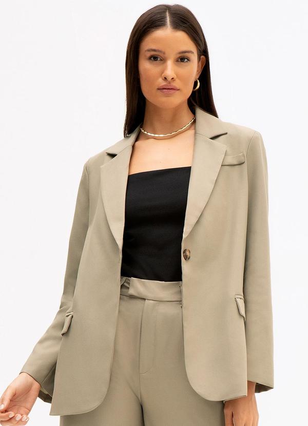 Principessa - Blazer de Alfaiataria Intermediário Katia Marrom