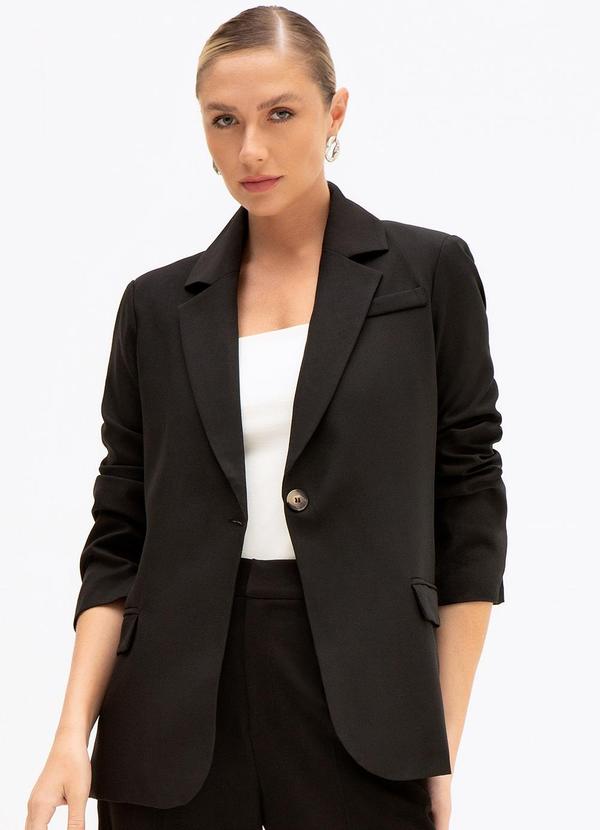 Principessa - Blazer de Alfaiataria Intermediário Katia Preto 1