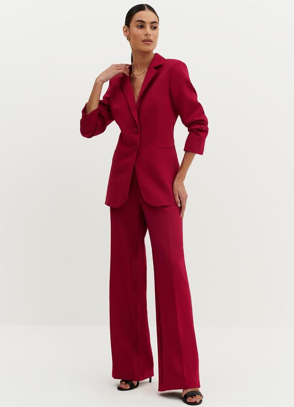 Principessa - Blazer de Alfaiataria Red Cherry Jandira Vermelho 2