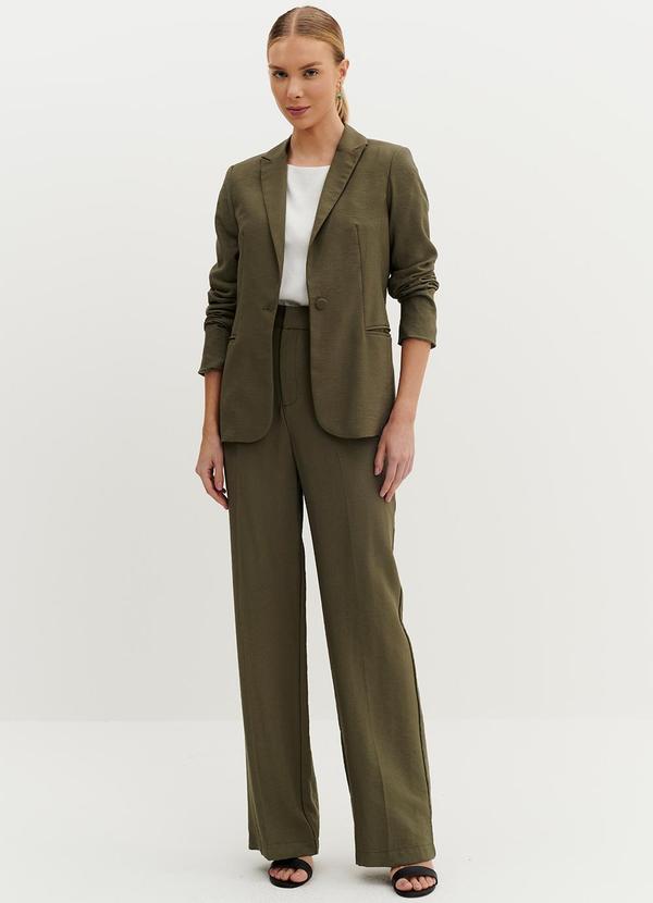 Principessa - Blazer de Alfaiataria Verde Oliva Ingrid Verde 3