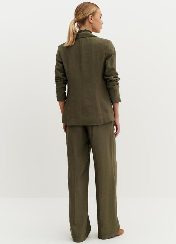 Principessa - Blazer de Alfaiataria Verde Oliva Ingrid Verde 4