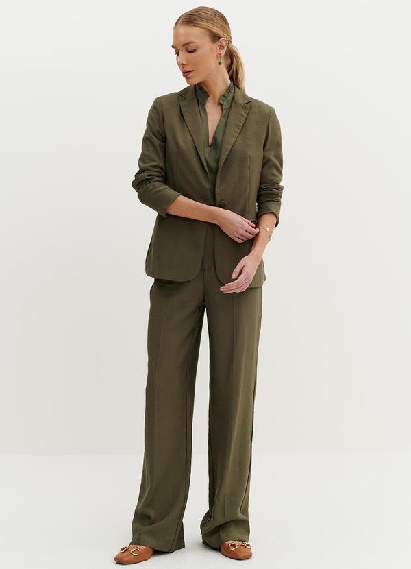Principessa - Blazer de Alfaiataria Verde Oliva Ingrid Verde 5