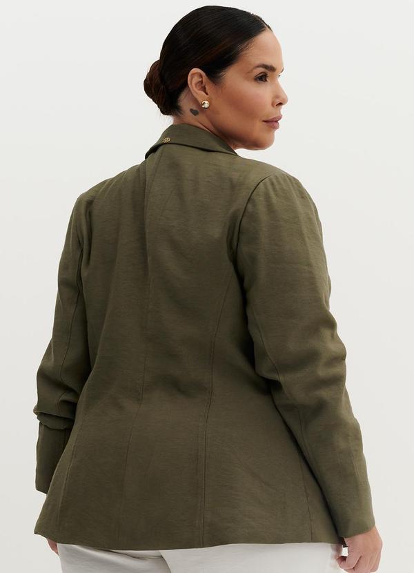 Principessa - Blazer de Alfaiataria Verde Oliva Ingrid Verde 7