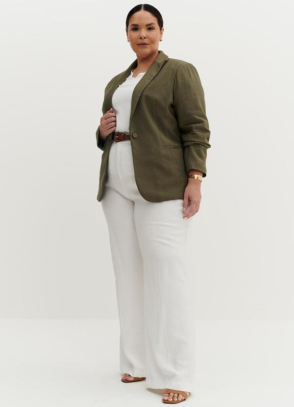 Principessa - Blazer de Alfaiataria Verde Oliva Ingrid Verde 8