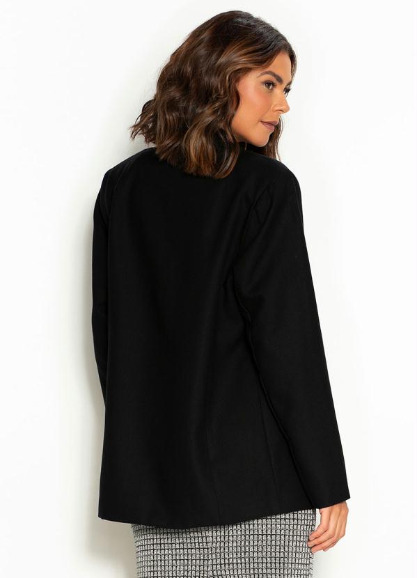 Colcci - Blazer de Crepe Preto 2