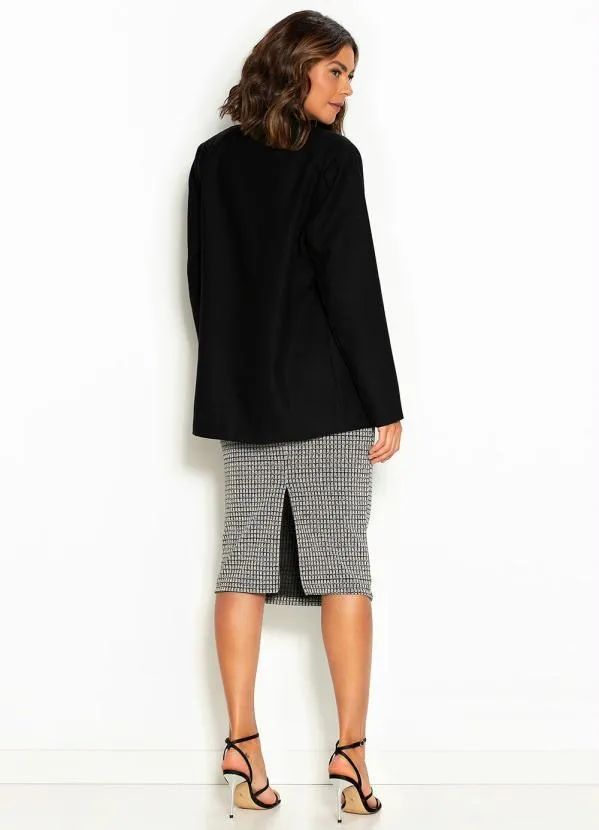 Colcci - Blazer de Crepe Preto 4