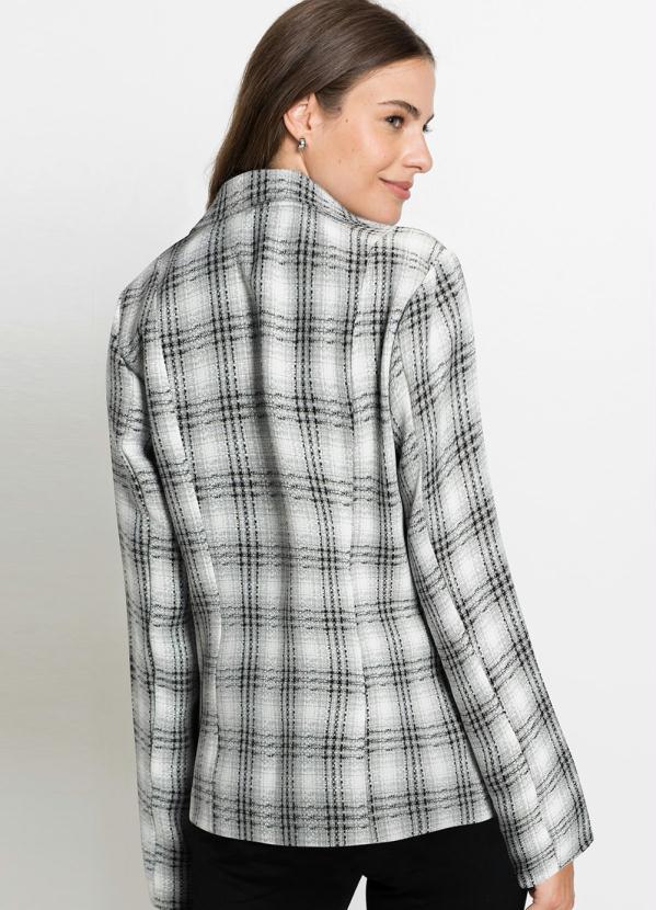 bonprix - Blazer de Tweed Preto e Cinza 2
