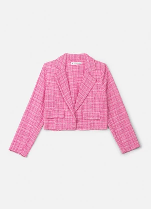 Authoria - Blazer de Tweed Rosa Rosa - AUTHORIA