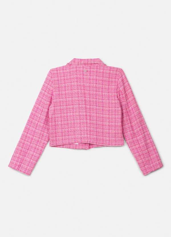 Authoria - Blazer de Tweed Rosa Rosa 2