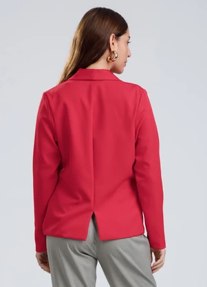 Gris - Blazer em Alfaiataria  Rosa Claro - GRIS