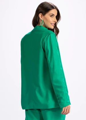 Hering - Blazer em Viscolinho Verde - HERING
