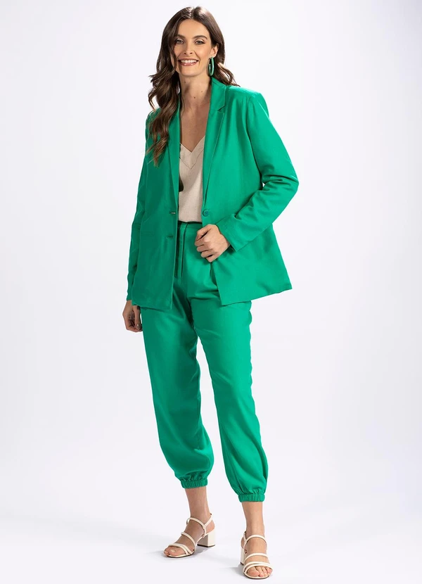 Hering - Blazer em Viscolinho Verde 3