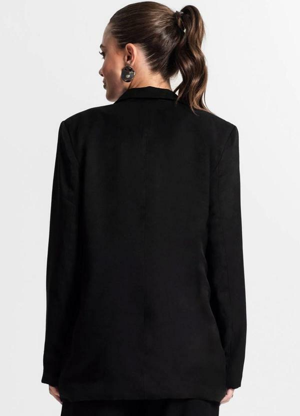 Endless - Blazer Feminino Alfaiataria Preto 2