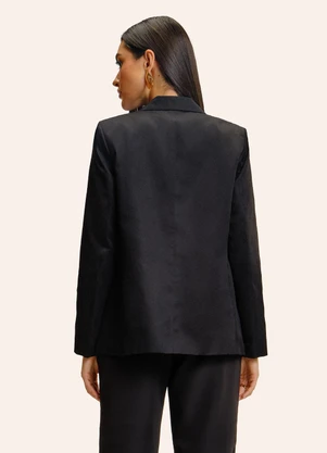 Endless - Blazer Feminino Alfaiataria Preto - ENDLESS