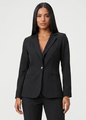 Endless - Blazer Feminino Alfaiataria Preto - ENDLESS