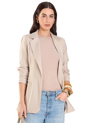 Dianna - Blazer Feminino Bege - DIANNA