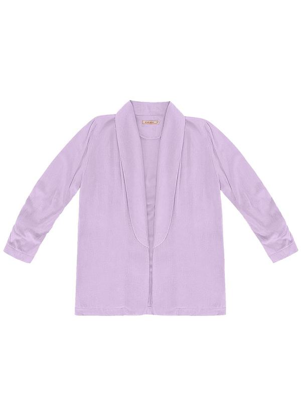 Endless - Blazer Feminino em Linho Strong Roxo 1