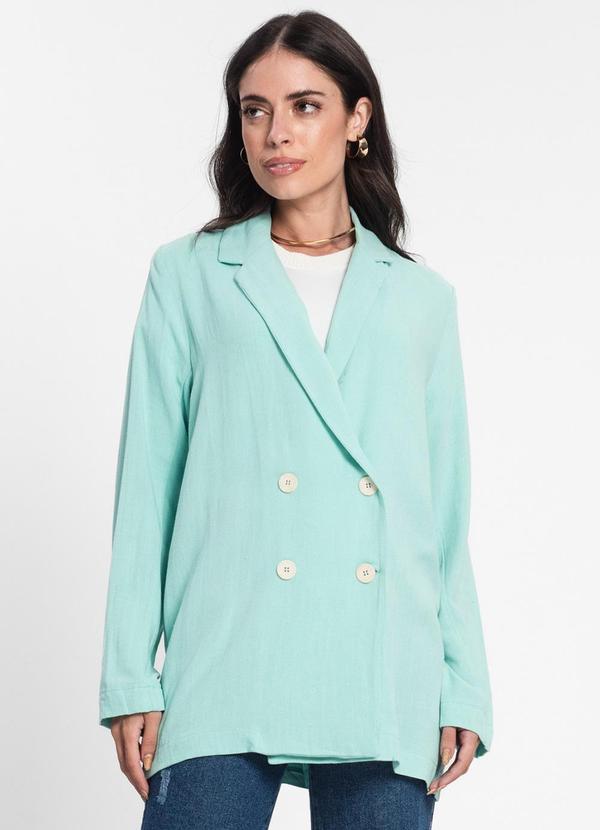 Endless - Blazer Feminino em Linho Verde