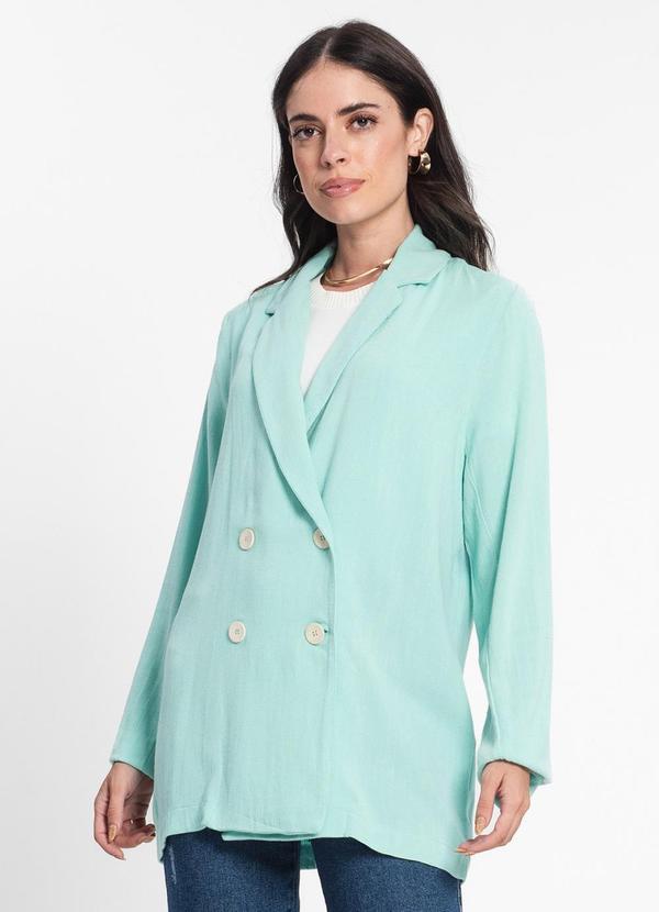 Endless - Blazer Feminino em Linho Verde 2