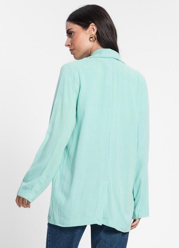 Endless - Blazer Feminino em Linho Verde 3