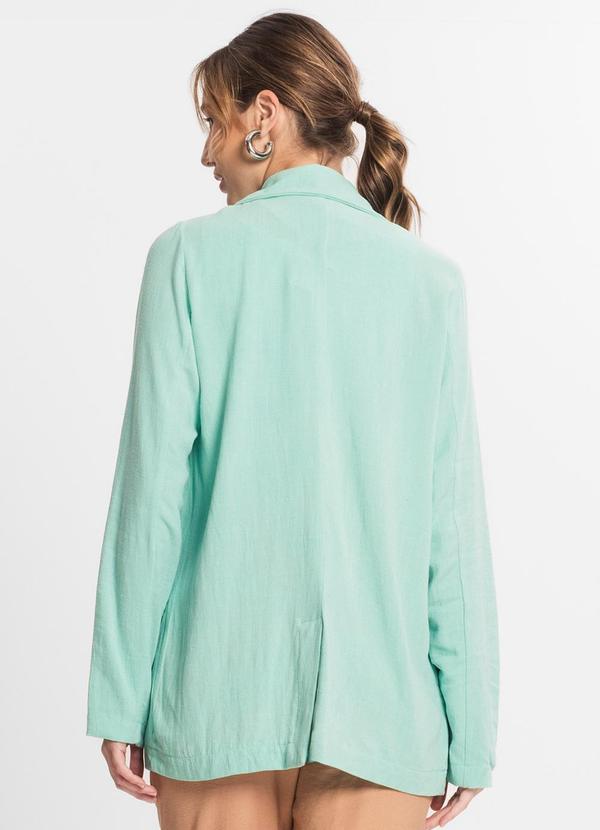 Endless - Blazer Feminino em Linho Verde 6