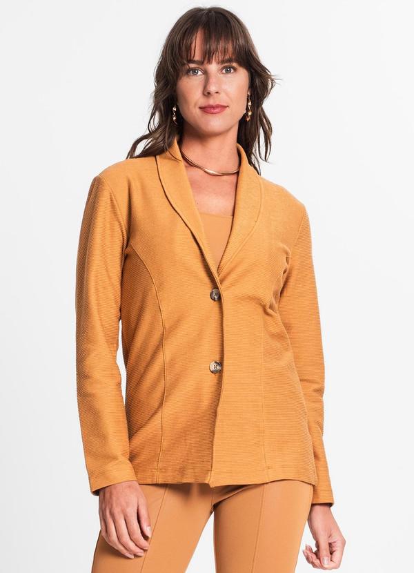 Endless - Blazer Feminino em Moletinho Marrom