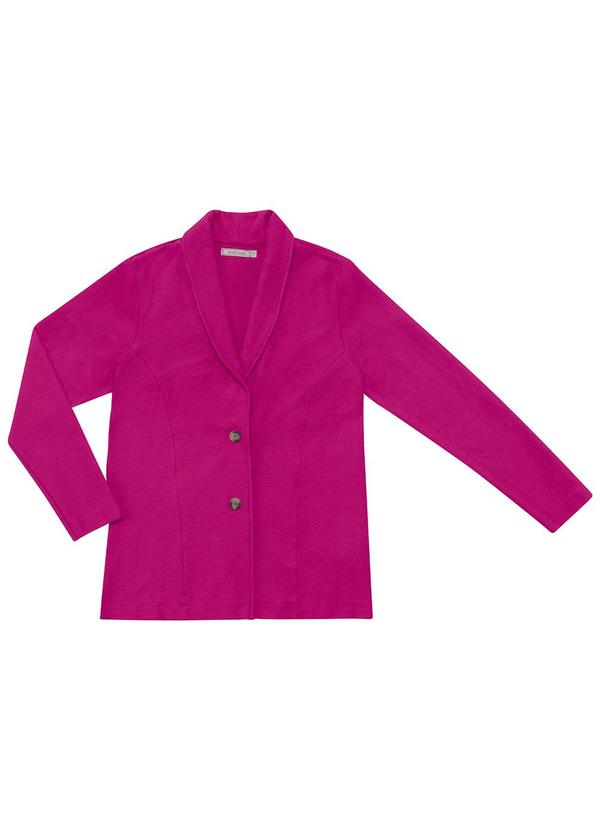 Endless - Blazer Feminino em Moletinho Rosa
