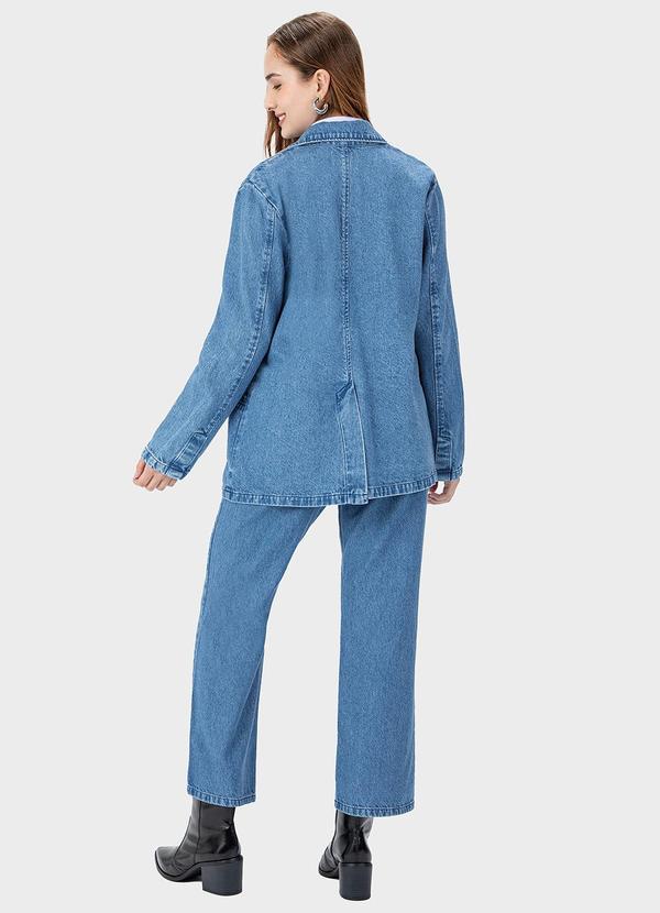 Malwee - Blazer Feminino Jeans Azul 2