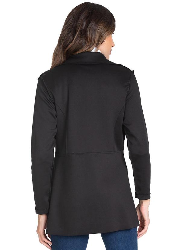 Select - Blazer Feminino Neoprene Preto 2
