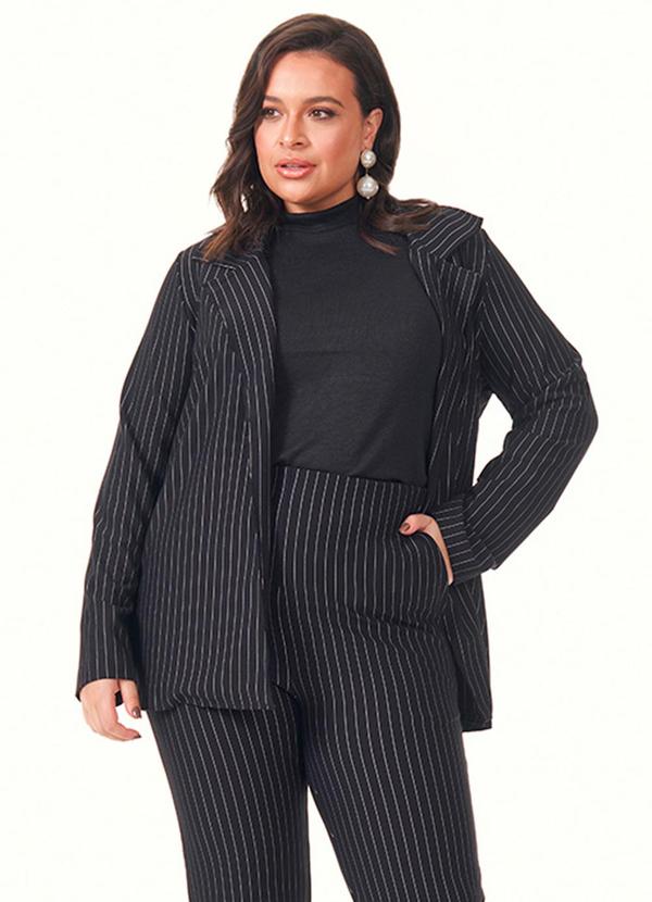 Lisamour - Blazer Feminino Preto
