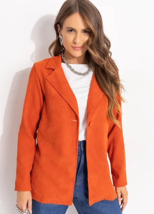 Quintess - Blazer Ferrugem em Alfaiataria - QUINTESS