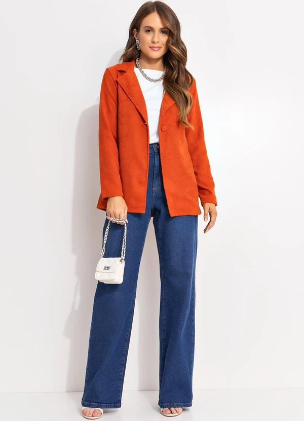 Quintess - Blazer Ferrugem em Alfaiataria 3