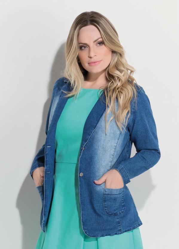 Quintess - Blazer Jeans Plus Size 3