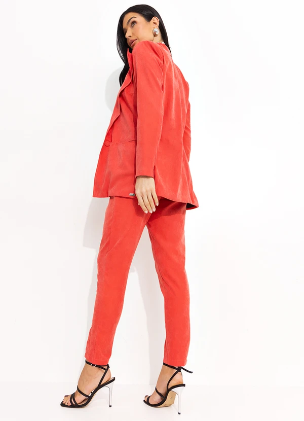Quintess - Blazer Laranja com Bolsos 5