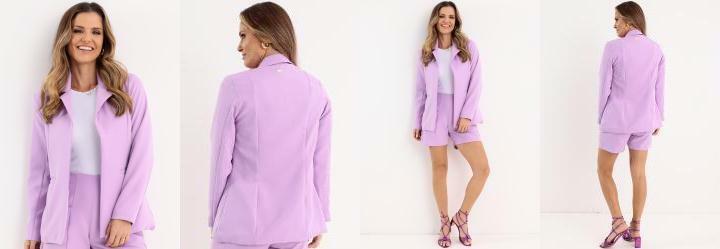 Blazer Lils com Forro e Bolsos