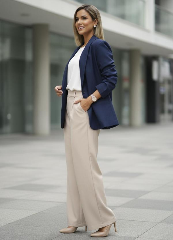 Colcci - Blazer Linho Azul 3