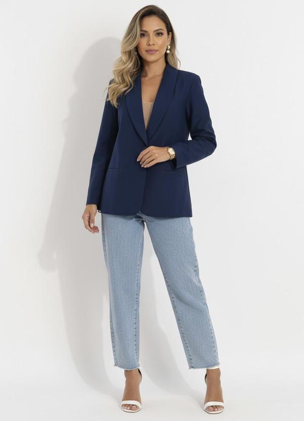 Colcci - Blazer Linho Azul 7