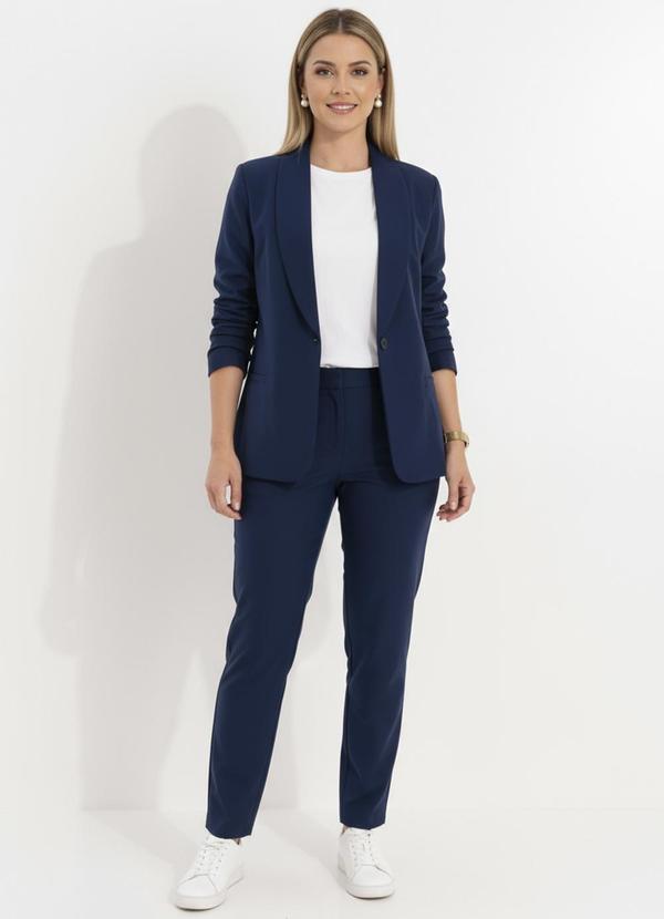 Colcci - Blazer Linho Azul 9