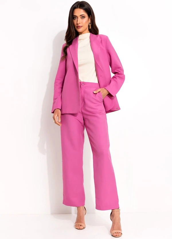 Colcci - Blazer Linho Rosa 3