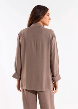Ritmi Studio - Blazer Manga Longa com Transpasse - RITMI STUDIO
