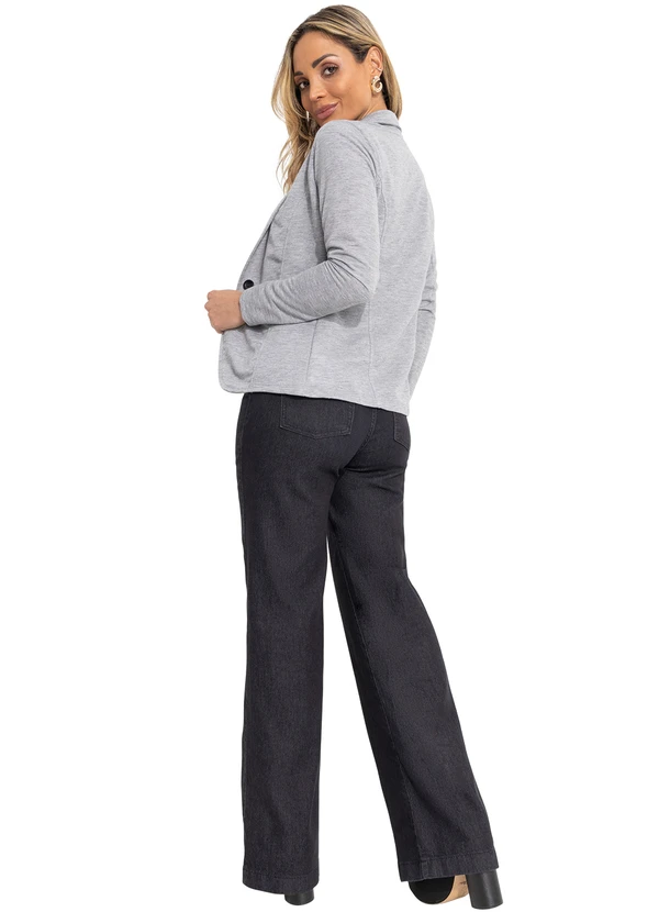 Quintess - Blazer Mescla Claro em Moletinho 5