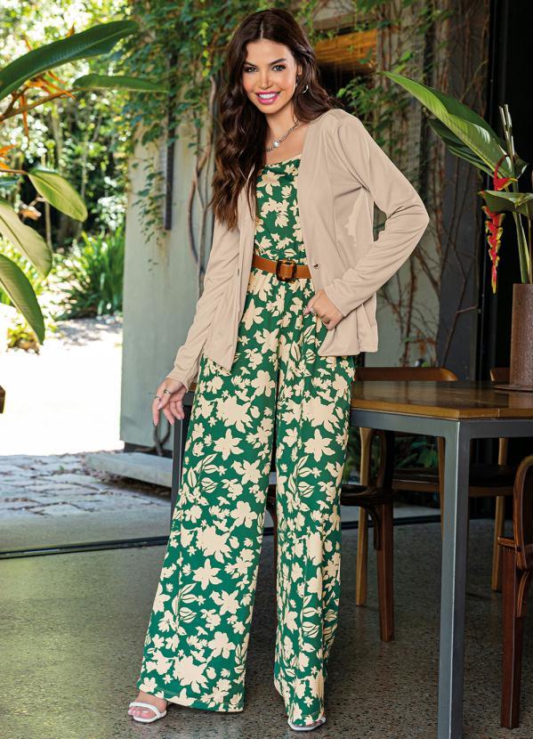 Moda Pop - Blazer Nude Manga Longas com Fechamento de Botão 5