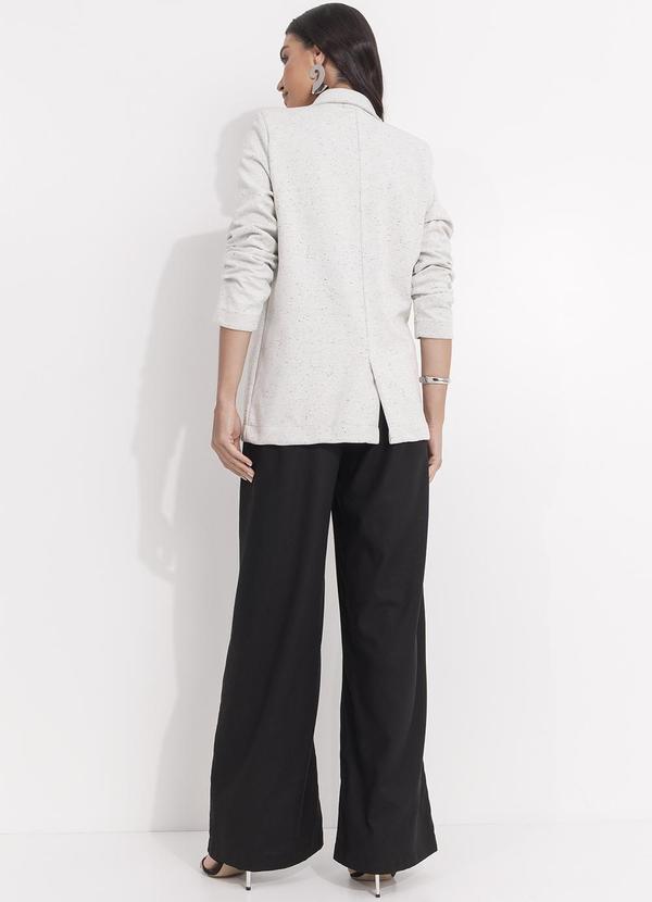 Svela - Blazer Off White Poliester com Elastano 4