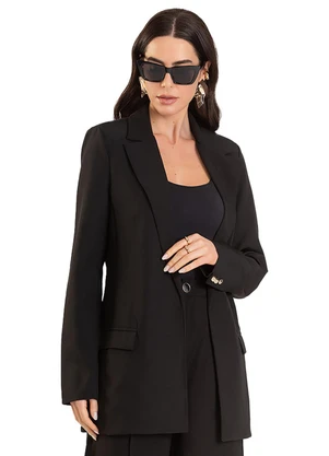 Dianna - Blazer Oversized Feminino Preto - DIANNA