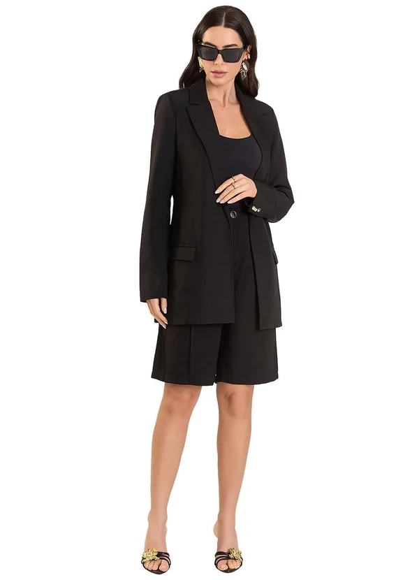 Dianna - Blazer Oversized Feminino Preto 3