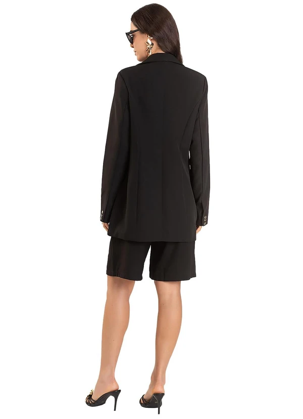 Dianna - Blazer Oversized Feminino Preto 4