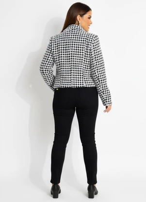 Quintess - Blazer Pied Poule em Tweed - QUINTESS